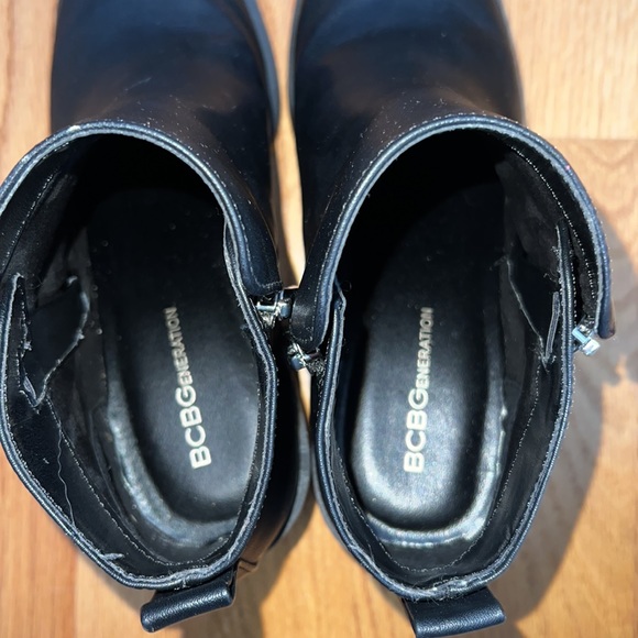 Leather Black Booties - Picture 5 of 7